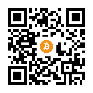 bitcoin:1BNGPYDqBNJbDk1DZDe7wa6Bt3wK8mCSEB black Bitcoin QR code