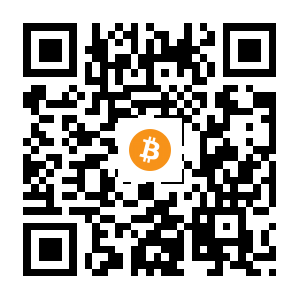 bitcoin:1BNy1WVd2ewUZpYBR7XUDC2zVCBKCuUq2k black Bitcoin QR code
