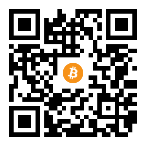 bitcoin:1BP4ybBruDjmjSoKQtLqa1cyK8bvAwwxke black Bitcoin QR code