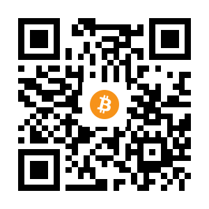 bitcoin:1BQ6PVj9FZaspoTi9exyvWaJJ3eTVrZxjF black Bitcoin QR code