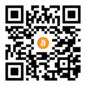 bitcoin:1BQ9qhy9Kcg3mcmy3E35H4dd68cA4Jq47f black Bitcoin QR code