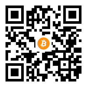 bitcoin:1BQBk1MV99RjZqDGFfeyi1Wbp1f7kUBwKM black Bitcoin QR code