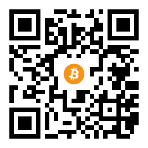 bitcoin:1BQxawPXYL4u6zCBeavFsnB526xJ6UbuhG black Bitcoin QR code