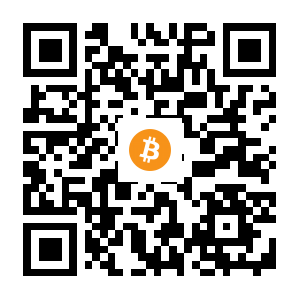bitcoin:1BRobCi8osUTWT2BTJxkDpN3SjRaRmCRX3 black Bitcoin QR code