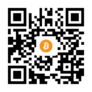 bitcoin:1BS6FpnfXmbKs2qQjwSTNJhtrG3Mp46S4s black Bitcoin QR code