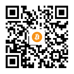 bitcoin:1BSp46LxoL3tLUG4qzRCQaZZFDdvkyfx5n black Bitcoin QR code