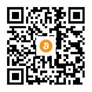 bitcoin:1BTCCqEPPR7HqyJwThUiQYTDZLDmmURSrE black Bitcoin QR code