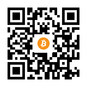 bitcoin:1BTCMD7qNmHW8AGRSnzqH2M327cDDqN2Ho black Bitcoin QR code