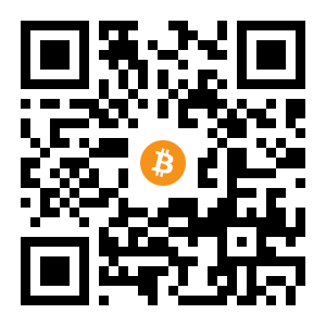 bitcoin:1BTCMvQraS8p6XQMpFnhiPVW4acADWtdhC black Bitcoin QR code