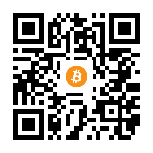 bitcoin:1BTCm73GX9AmwVDcx1DQ1jEbdy5Y74EUvb black Bitcoin QR code