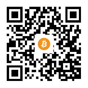 bitcoin:1BTCmZEyNjAY2NEHJuoAtfenF7BwRxFLV2 black Bitcoin QR code