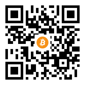 bitcoin:1BV31PynNvmwg6jBWAHsT1jS4fALKofXKp black Bitcoin QR code