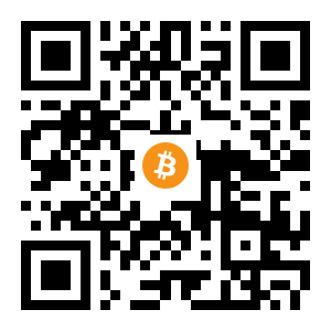bitcoin:1BWMsZjN57rG1JSq2nQQHo7MAEK6iuJLS2 black Bitcoin QR code