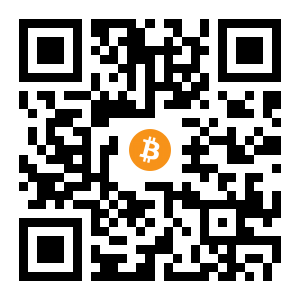 bitcoin:1BWWNJgxHy2XRcgggKt2a7AeD11SvzJ3Q black Bitcoin QR code