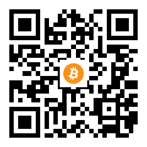 bitcoin:1BWphsnVZA1BwvXr5XwVpHQwx9ekV9jTRA black Bitcoin QR code