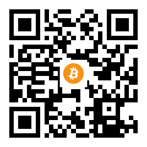 bitcoin:1BXNqG2K6HiYjE4hckFta3kj7CCwp1hjcp black Bitcoin QR code