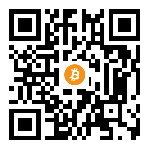 bitcoin:1BXcgWn3FD3H9MG2nmNdX2sxUc5u3S1X3h black Bitcoin QR code