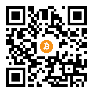 bitcoin:1BYRDYvuKgp2fcP1UcS2RUcK24VXCkvqJ4 black Bitcoin QR code