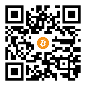 bitcoin:1BYhKi4mTX8hrtub7nf3ZLWA4KzBKoh6Z4 black Bitcoin QR code