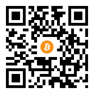 bitcoin:1BZDWkCM8gKAbhBdQmLjxnR2eRKwPRT7US black Bitcoin QR code