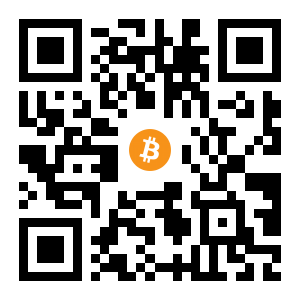 bitcoin:1BZt8p51LXzzitfMxKnCou6DfpgbyX5xuE black Bitcoin QR code