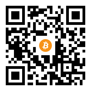 bitcoin:1BaZwHhGpCKnVn3TCTsowvUzvtsiBPkbVj black Bitcoin QR code