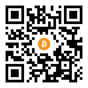 bitcoin:1BayiNyESvozLbuR4npSvGrWXZHGuKiond black Bitcoin QR code