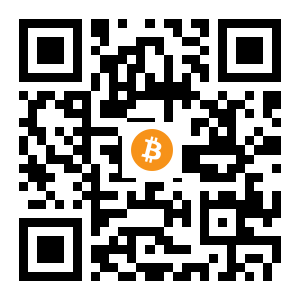 bitcoin:1Bc4qL2zNdtk3ktYVPE7PTsPCPm7bbiGVy black Bitcoin QR code