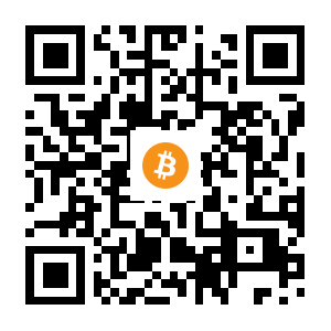 bitcoin:1BcoeBPqMVVpWK3x6nR8k3WHiNWVYai2iF black Bitcoin QR code