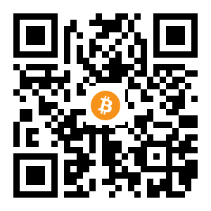 bitcoin:1Bcvi3x2XJkBkNjLD2cjMFjf7hVWLQwi51 black Bitcoin QR code