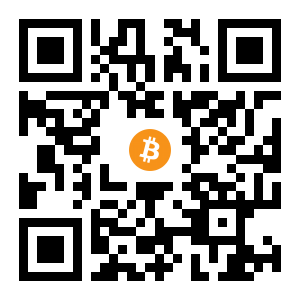 bitcoin:1BczKVrksywU7ASqho3fwcBZ4DPr4miSXf black Bitcoin QR code