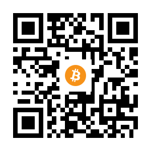 bitcoin:1BdKAKpBTh32QVfPgRywzESoNCm7HAEHoW black Bitcoin QR code