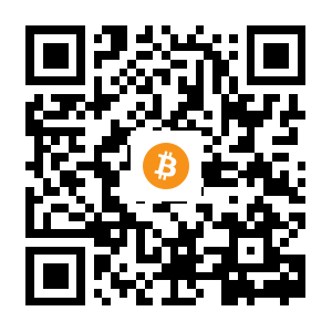 bitcoin:1Bdd4ytHnjKC56EzHvz4Go7GCXDYM1Xqcu black Bitcoin QR code