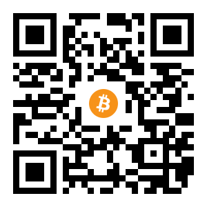 bitcoin:1Bf4W1knYpUnzQzN68SeFGXtcmLkH4YUrX black Bitcoin QR code