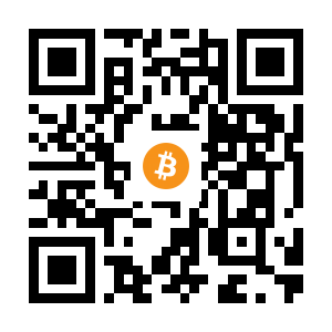 bitcoin:1BfyRE215QDW8Hamp7N8tTTea8grtrwkny black Bitcoin QR code