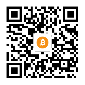 bitcoin:1Bg4TooTBxYPsviwoRVV5tQwcnfAwhnmiV black Bitcoin QR code