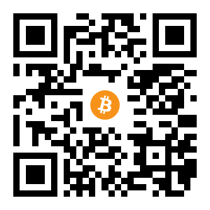 bitcoin:1Bg6hcP73nf7bbJcpetWBfFNM6J8Qt923f black Bitcoin QR code