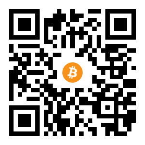 bitcoin:1Bgvoa8oPvZJ42d68uQmFZFyd3ki57AfZZ black Bitcoin QR code