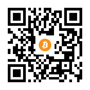 bitcoin:1BiDHs5UXpLYmTqzxWj3kCEQYpv5jCABJ5 black Bitcoin QR code