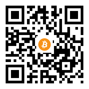 bitcoin:1BiVfqW5mW9cWKad8H5LWhCH9zZH8o6w6r black Bitcoin QR code
