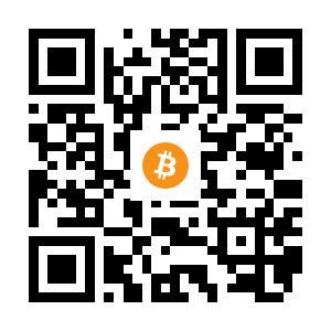 bitcoin:1BiZX7G9PKjv7uc2pHgsJPKCZrrLNSEGzy black Bitcoin QR code