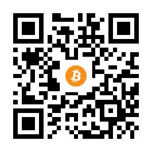 bitcoin:1Bipu4GJ4hJurcHf52ScZ579eBqUr6YT2V black Bitcoin QR code