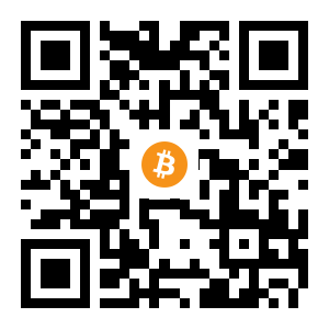 bitcoin:1Bit6gUzuPEeZw9xtBm9VZufQ5h9E2UV6g black Bitcoin QR code