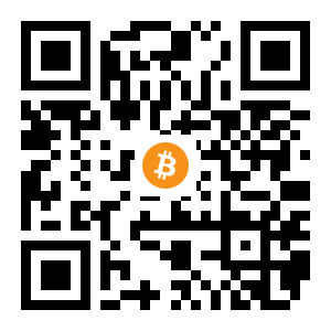 bitcoin:1Bks6NPWM2utrjzLkPzW1UbE943Xtyq3pP black Bitcoin QR code