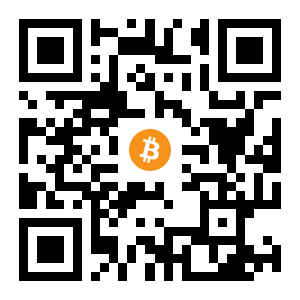 bitcoin:1BmGU4VbgKquKD5FXq3Vb8hK9R1Kk27Nd6 black Bitcoin QR code