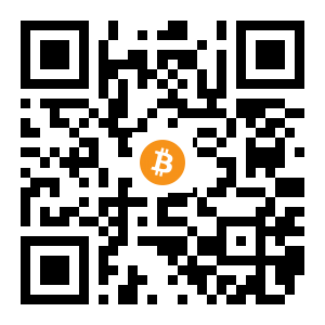 bitcoin:1Bms7TquQ2R7zkpgQVaRM3jR7jKwn6XpvL black Bitcoin QR code