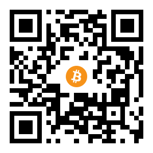 bitcoin:1BmwJ1eKZEzVD8SyVFw1CfqpmrDHdxXgEF black Bitcoin QR code