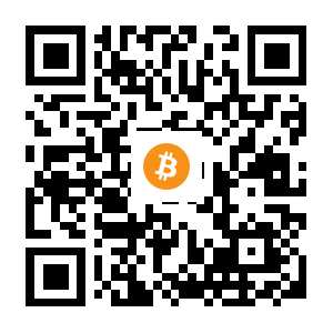 bitcoin:1BnCbNgniCUESJp4BNEf554Mje8XYiSZX1 black Bitcoin QR code