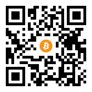 bitcoin:1BoDj8jrGgPWwGVmskkuRMyTVhGkcs5heA black Bitcoin QR code