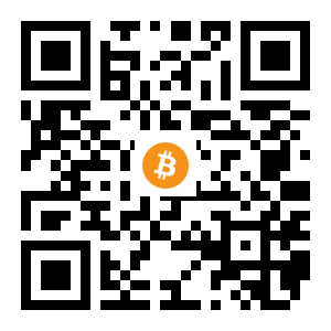 bitcoin:1Bp1vLmcHUnDuPnn4v9hQzYDr3bEg2eTdZ black Bitcoin QR code